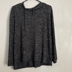 FACTORIE pullover lightweight Black/White Heather Hoodie